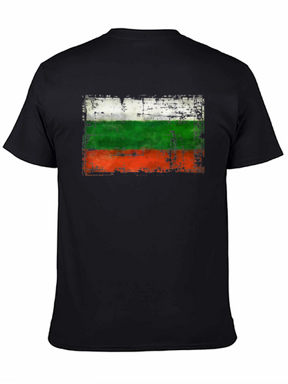Bulgaria Flag Distressed T-Shirt