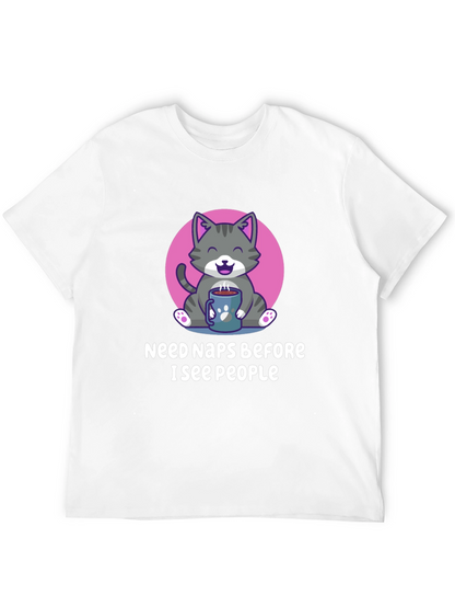 Need Naps Before People Cat Graphic Tee