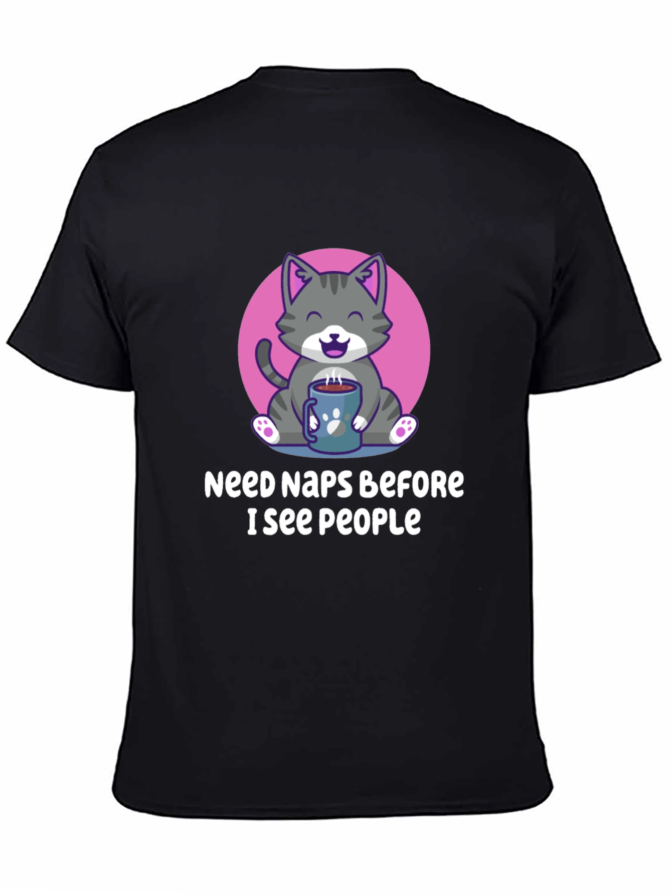 Need Naps Before People Cat Graphic Tee