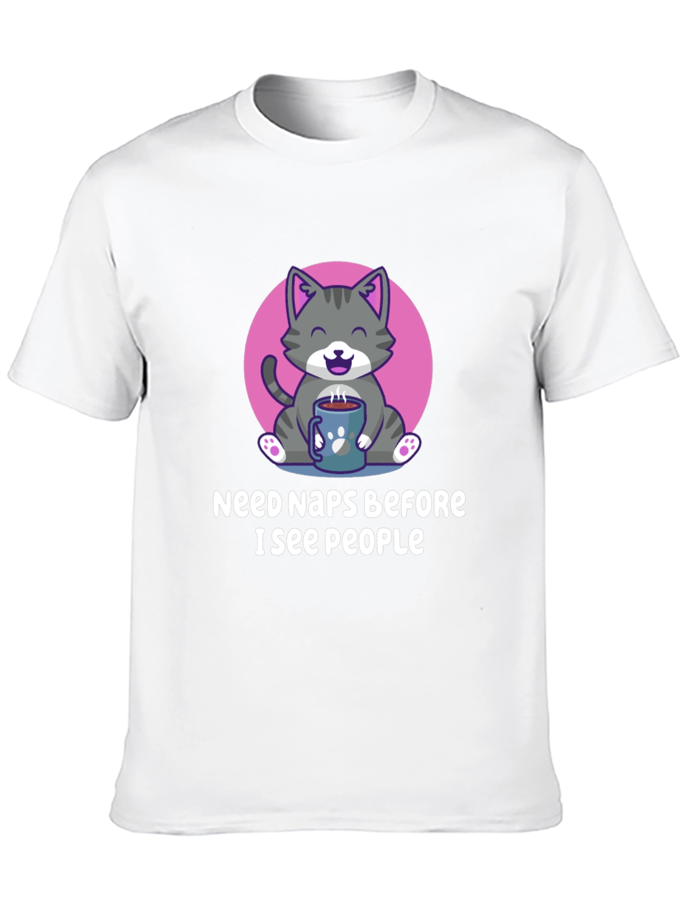 Need Naps Before People Cat Graphic Tee