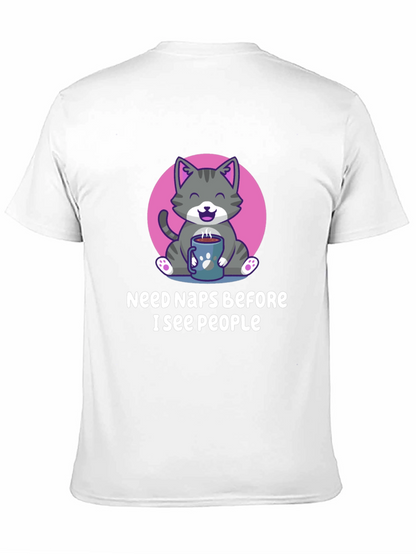 Need Naps Before People Cat Graphic Tee