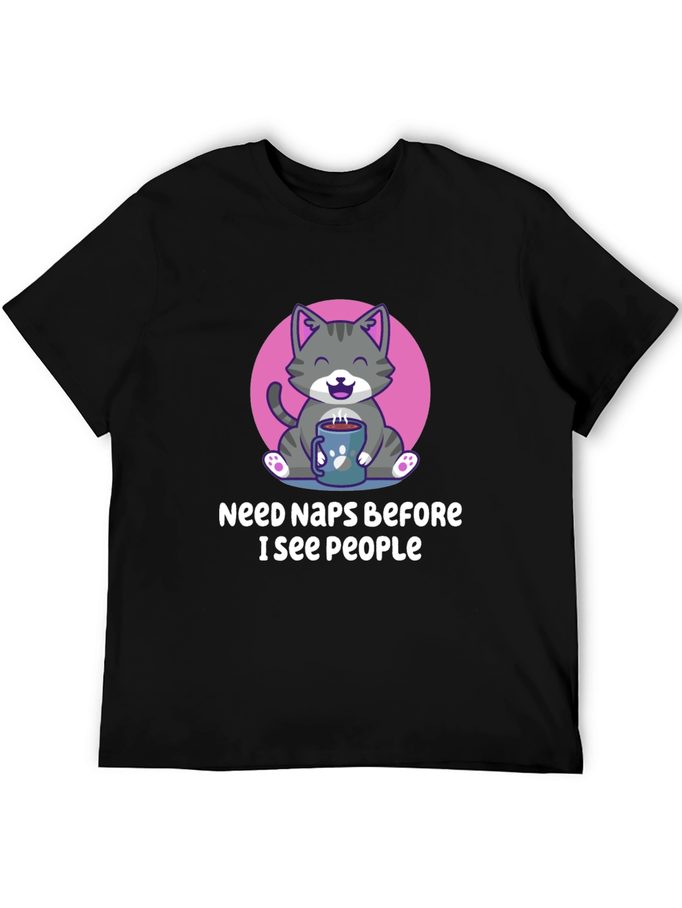 Need Naps Before People Cat Graphic Tee