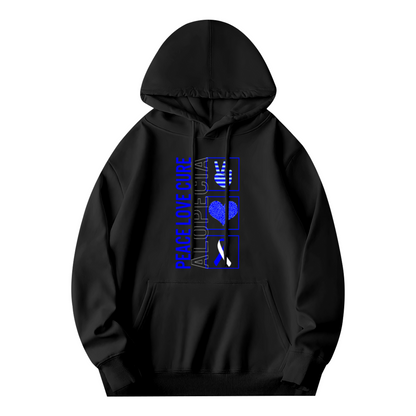 Trendy Hooded Sweatshirt - Cancer Awareness