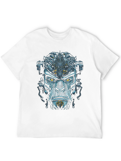 Cyborg Face Graphic T-Shirt