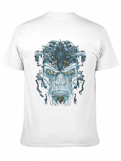 Cyborg Face Graphic T-Shirt