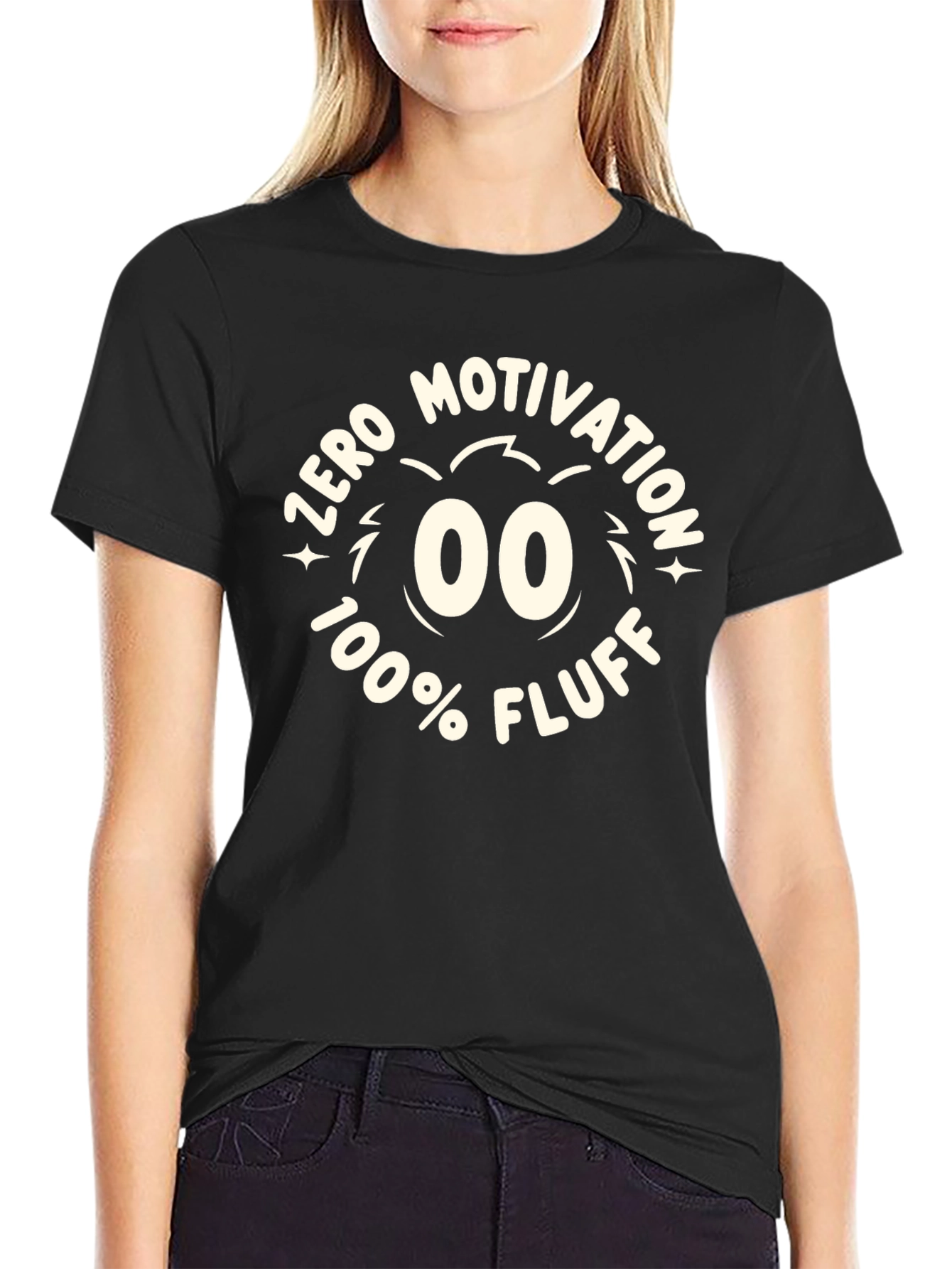 Zero Motivation 100% Fluff Graphic Tee