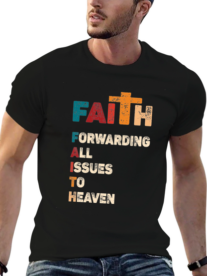 Faith Forwarding Issues to Heaven Christian T-Shirt