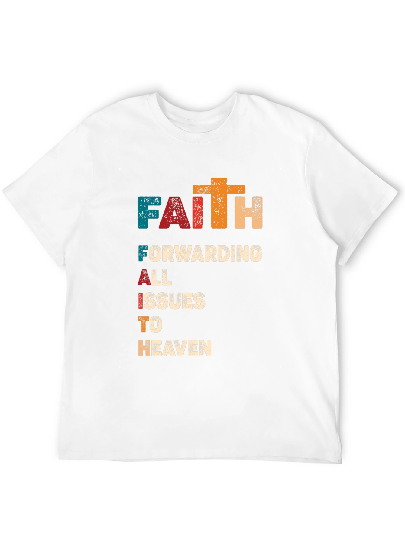 Faith Forwarding Issues to Heaven Christian T-Shirt