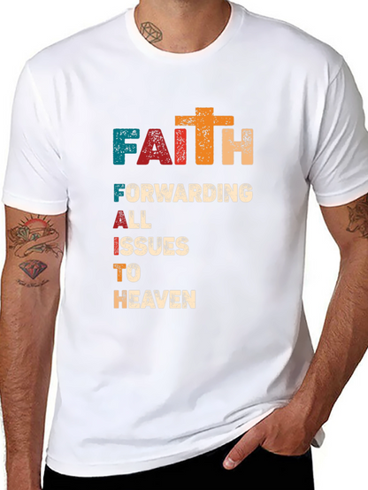Faith Forwarding Issues to Heaven Christian T-Shirt