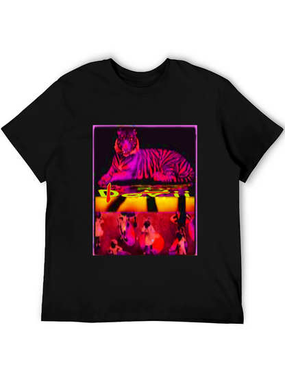 Tiger Graphic Tee - Bold Artistic Design