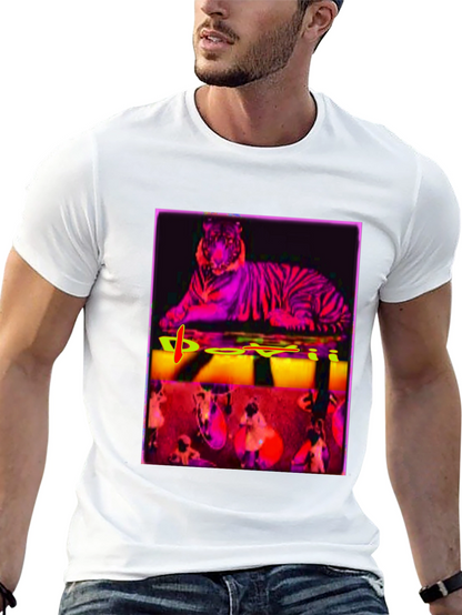 Tiger Graphic Tee - Bold Artistic Design