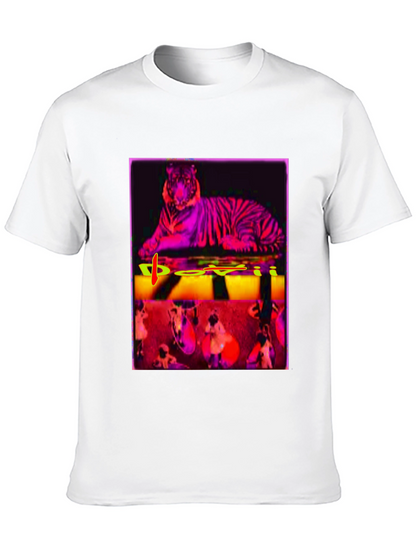 Tiger Graphic Tee - Bold Artistic Design