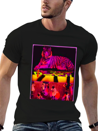 Tiger Graphic Tee - Bold Artistic Design