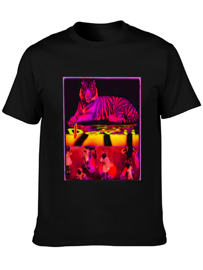 Tiger Graphic Tee - Bold Artistic Design