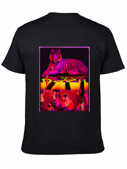 Tiger Graphic Tee - Bold Artistic Design