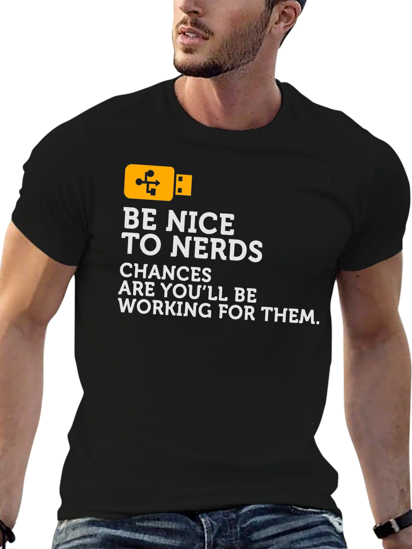 Be Nice To Nerds T-Shirt - Geek Tee