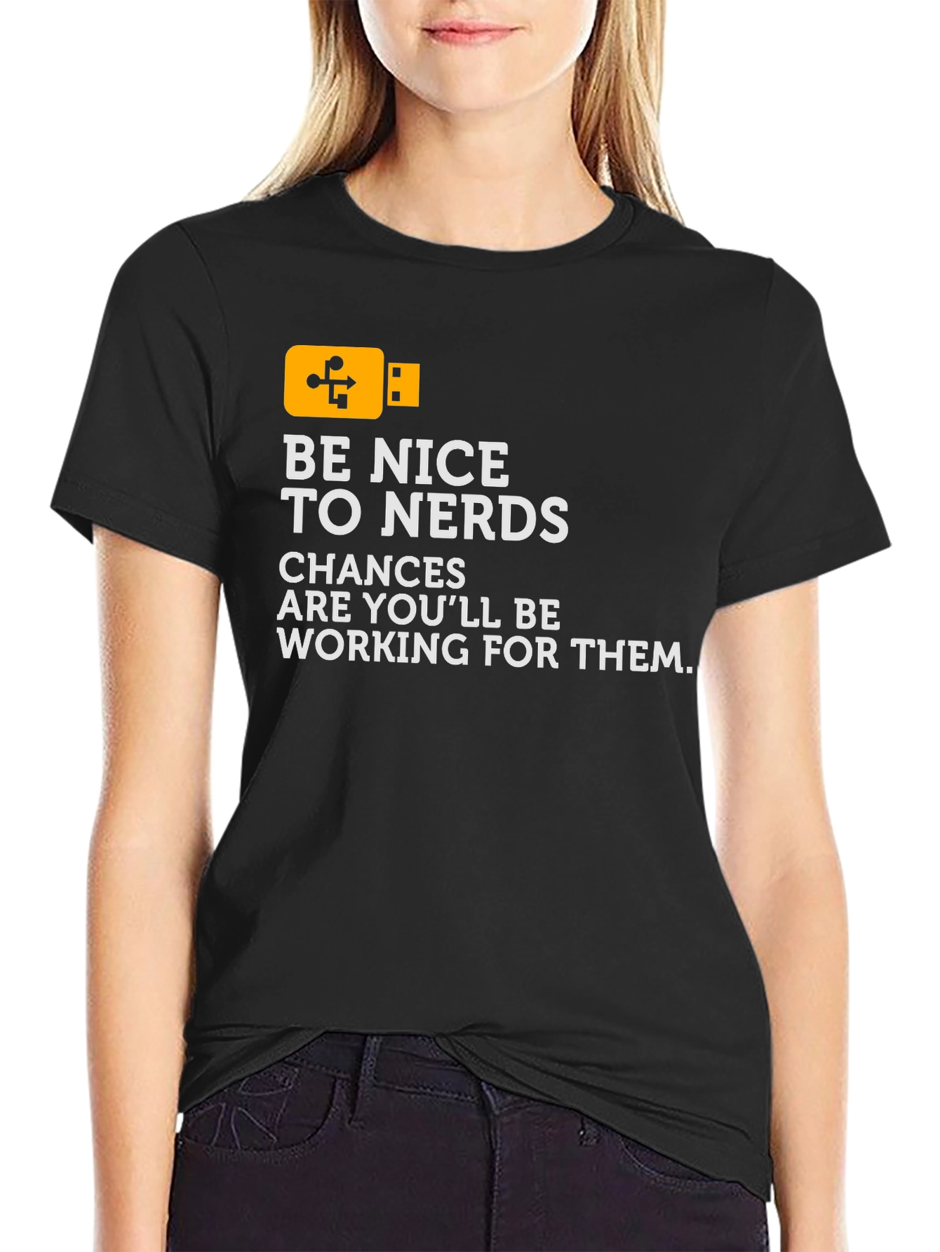 Be Nice To Nerds T-Shirt - Geek Tee