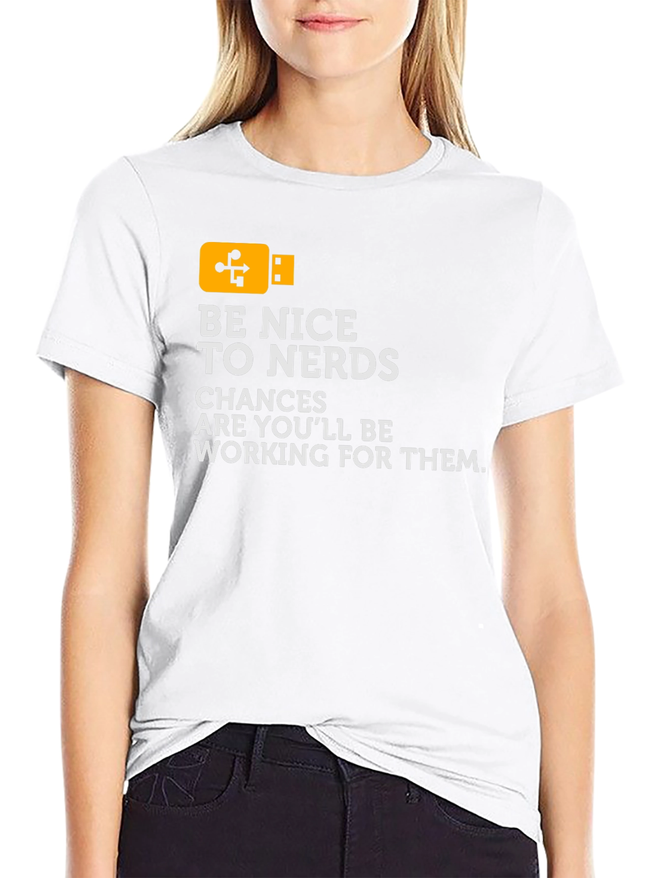 Be Nice To Nerds T-Shirt - Geek Tee