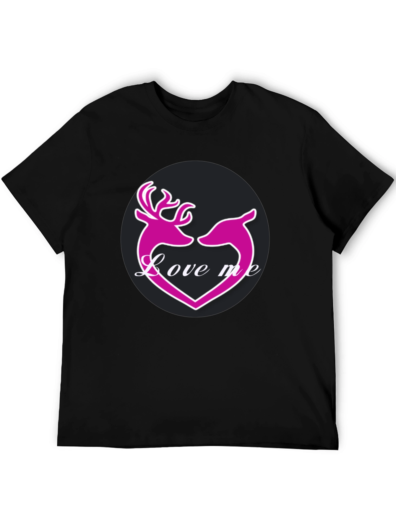 Love Me Deer Heart Graphic T-Shirt