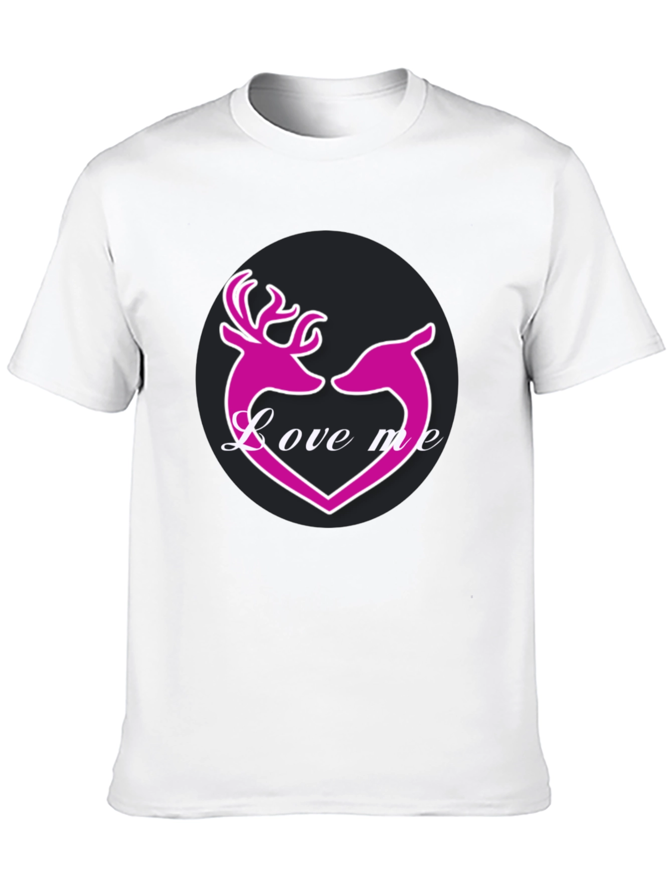 Love Me Deer Heart Graphic T-Shirt