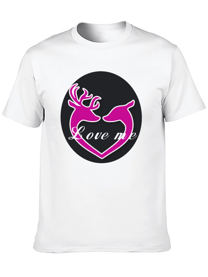 Love Me Deer Heart Graphic T-Shirt