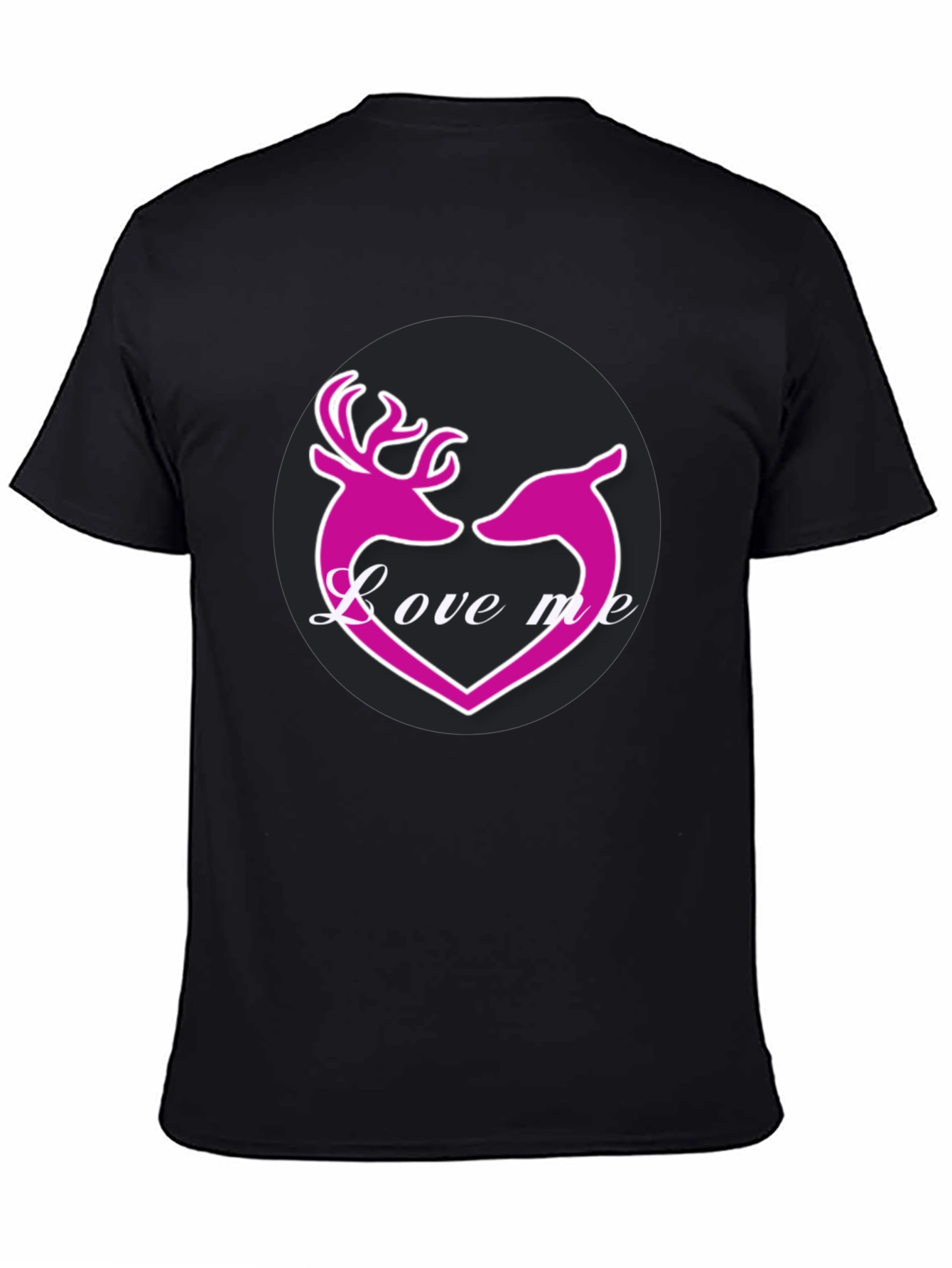 Love Me Deer Heart Graphic T-Shirt