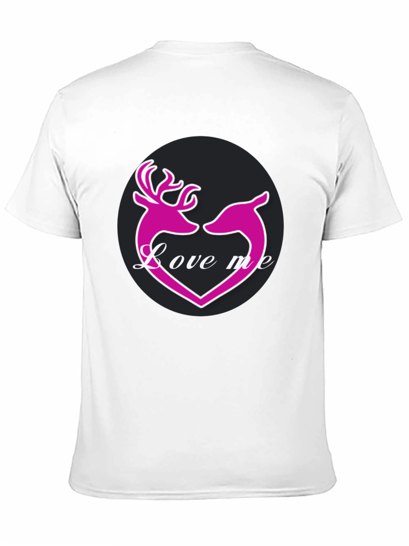 Love Me Deer Heart Graphic T-Shirt