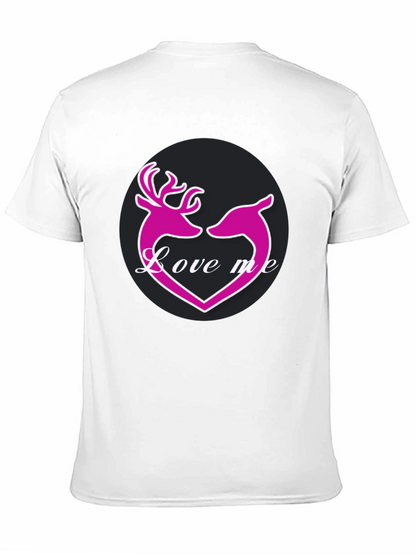 Love Me Deer Heart Graphic T-Shirt