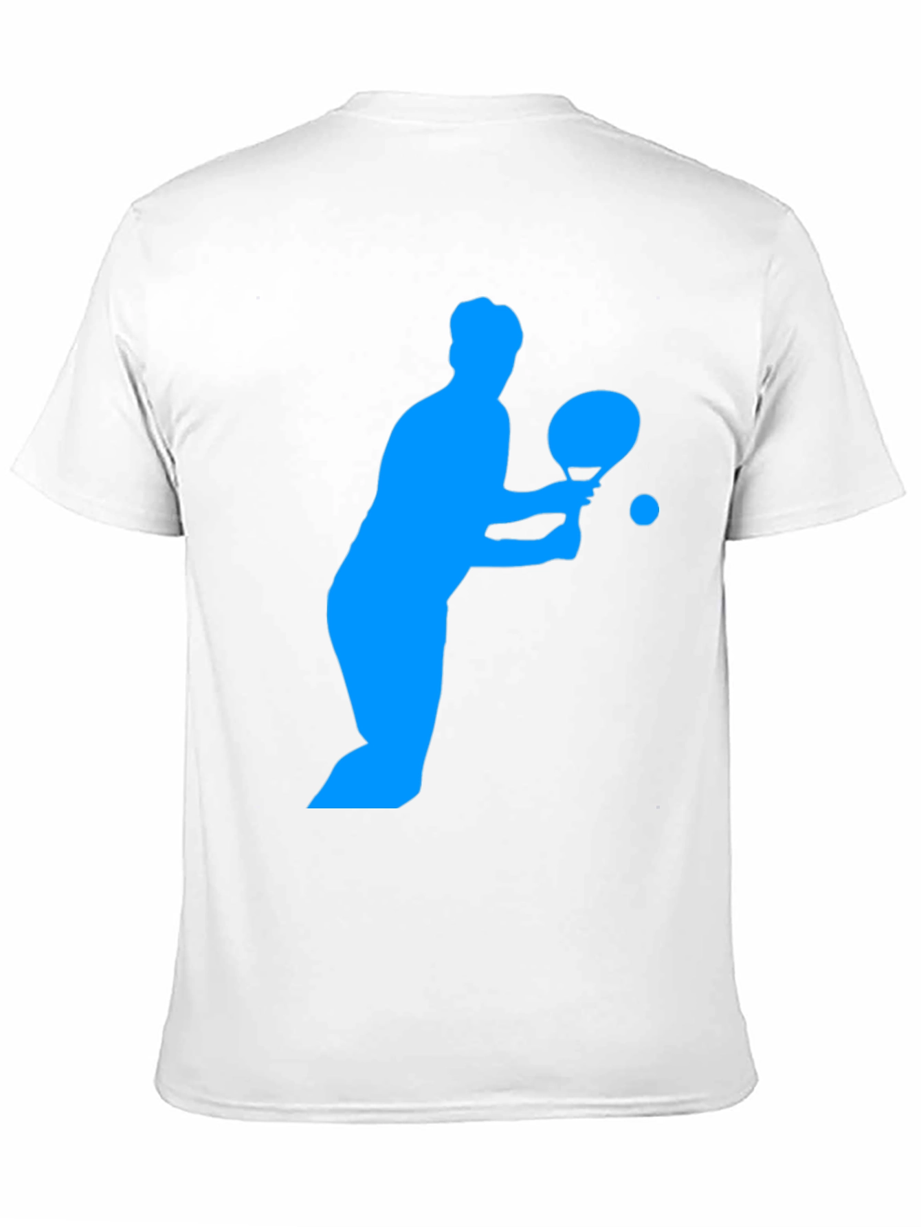 Ping Pong Player Graphic Tee - Black