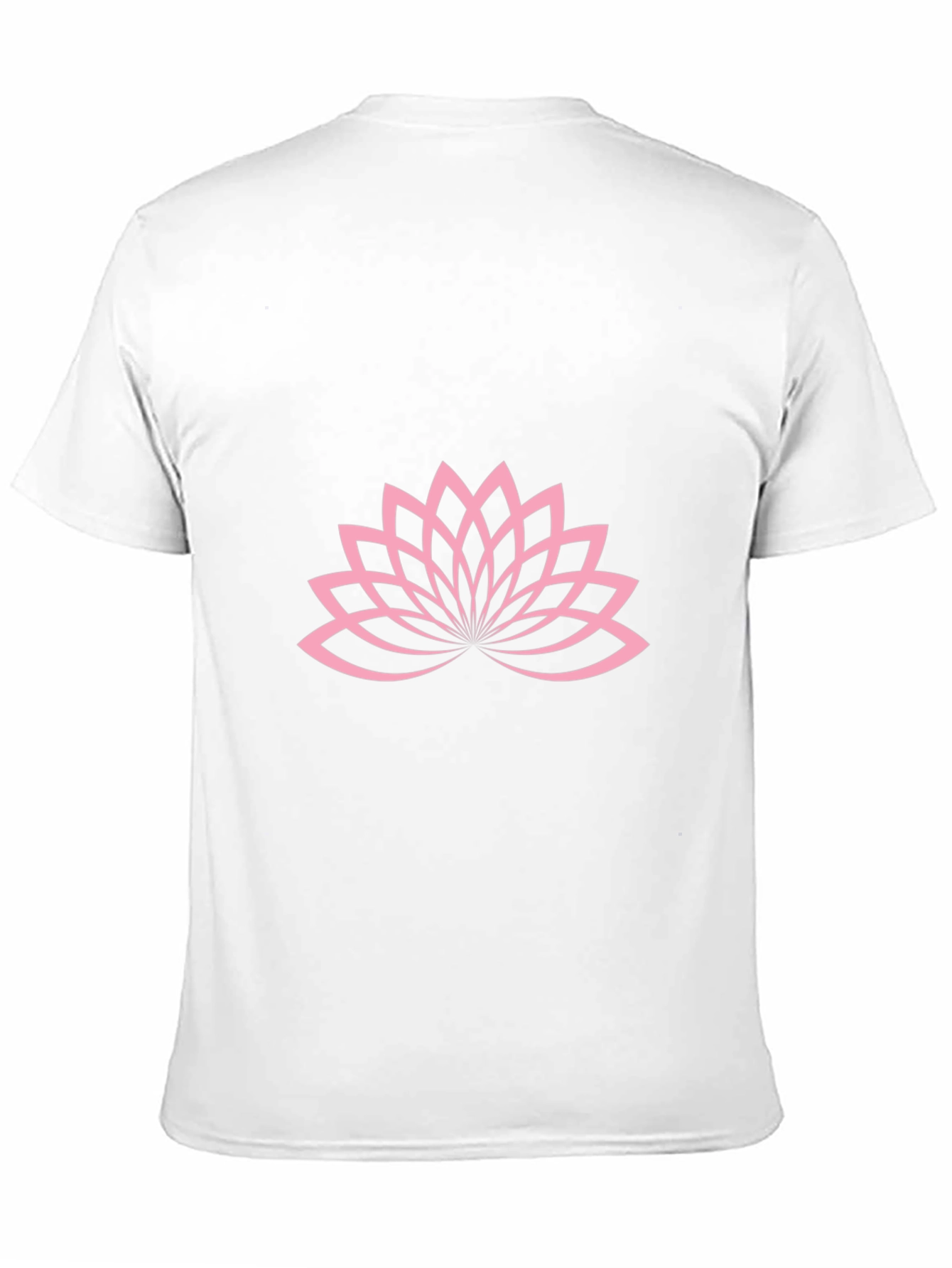 Lotus Blossom Graphic Tee - Black Cotton T-Shirt