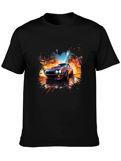 Retro Car Graphic Tee - Cool Automotive T-Shirt