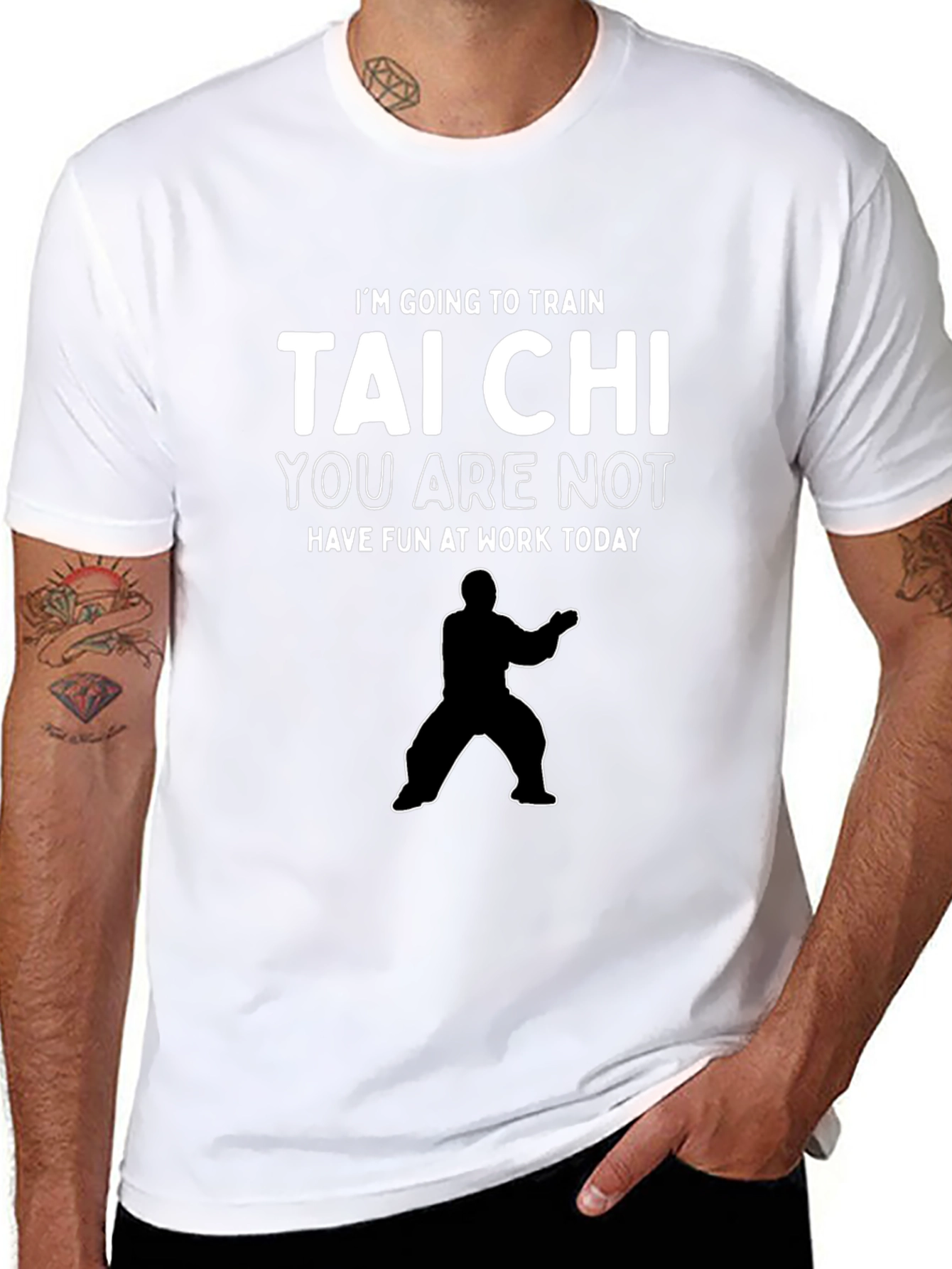Tai Chi Training T-Shirt - Fun at Work