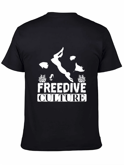 Freedive Culture Black T-Shirt