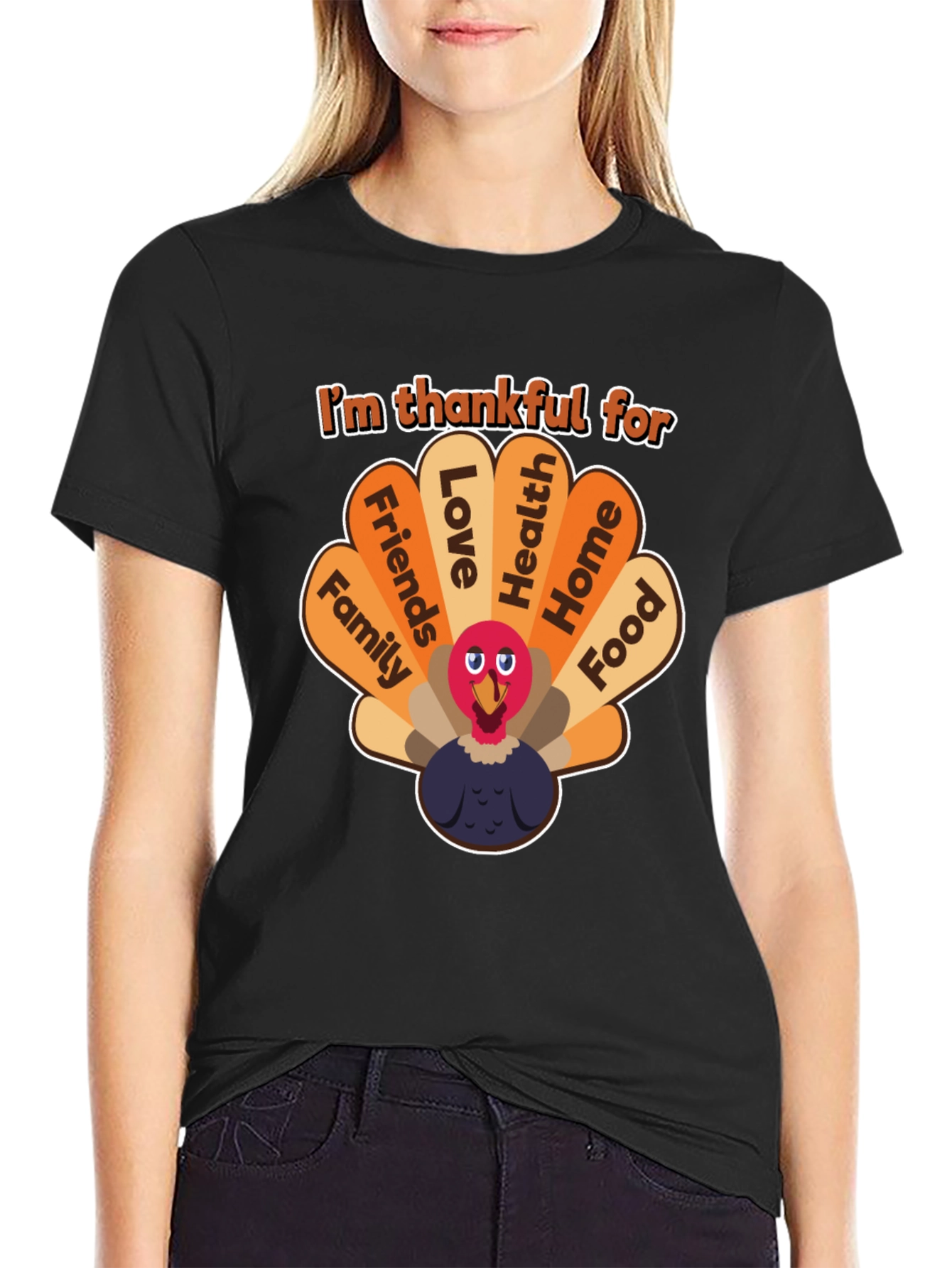 Im Thankful For Turkey Graphic Tee