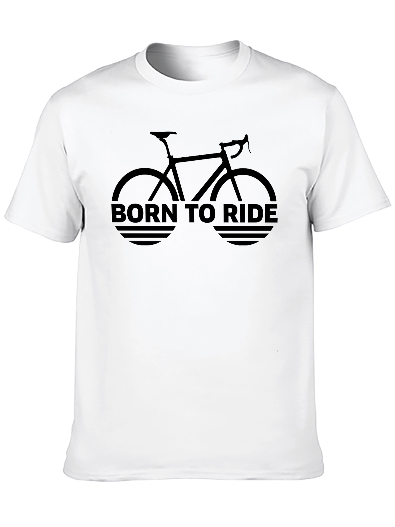 Born to Ride Bicycle Graphic T-Shirt