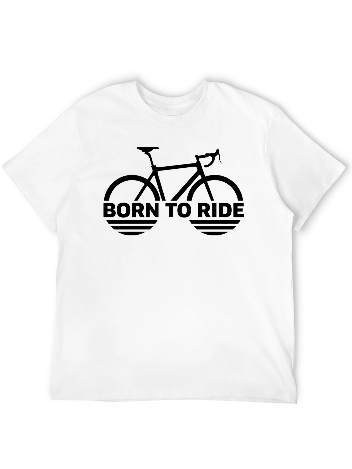 Born to Ride Bicycle Graphic T-Shirt