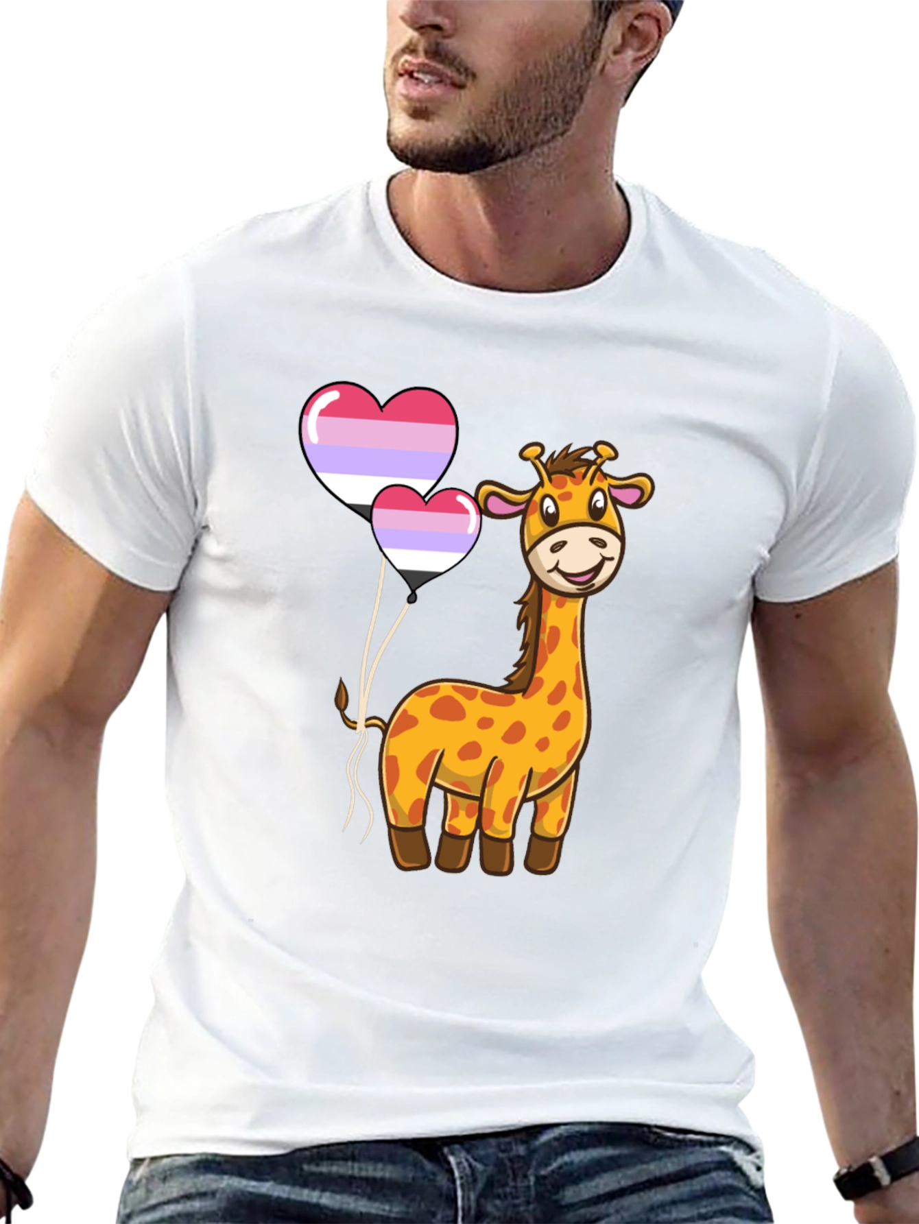Giraffe Omni Pride T-Shirt - Love Wins