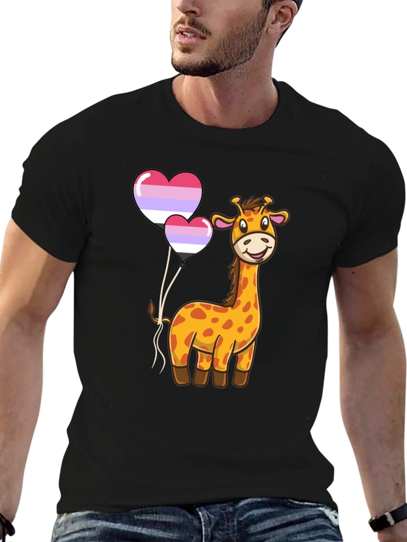Giraffe Omni Pride T-Shirt - Love Wins