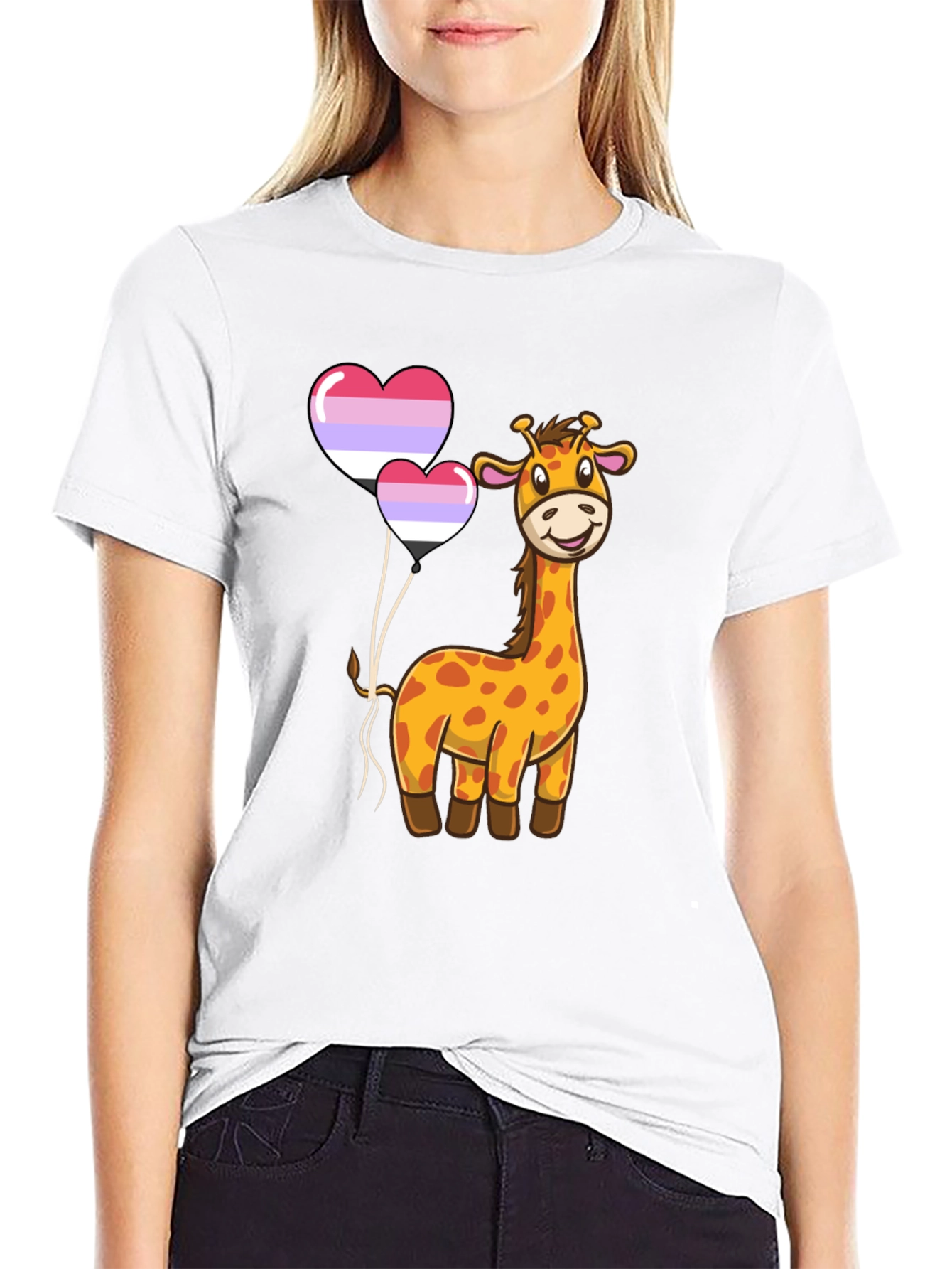 Giraffe Omni Pride T-Shirt - Love Wins