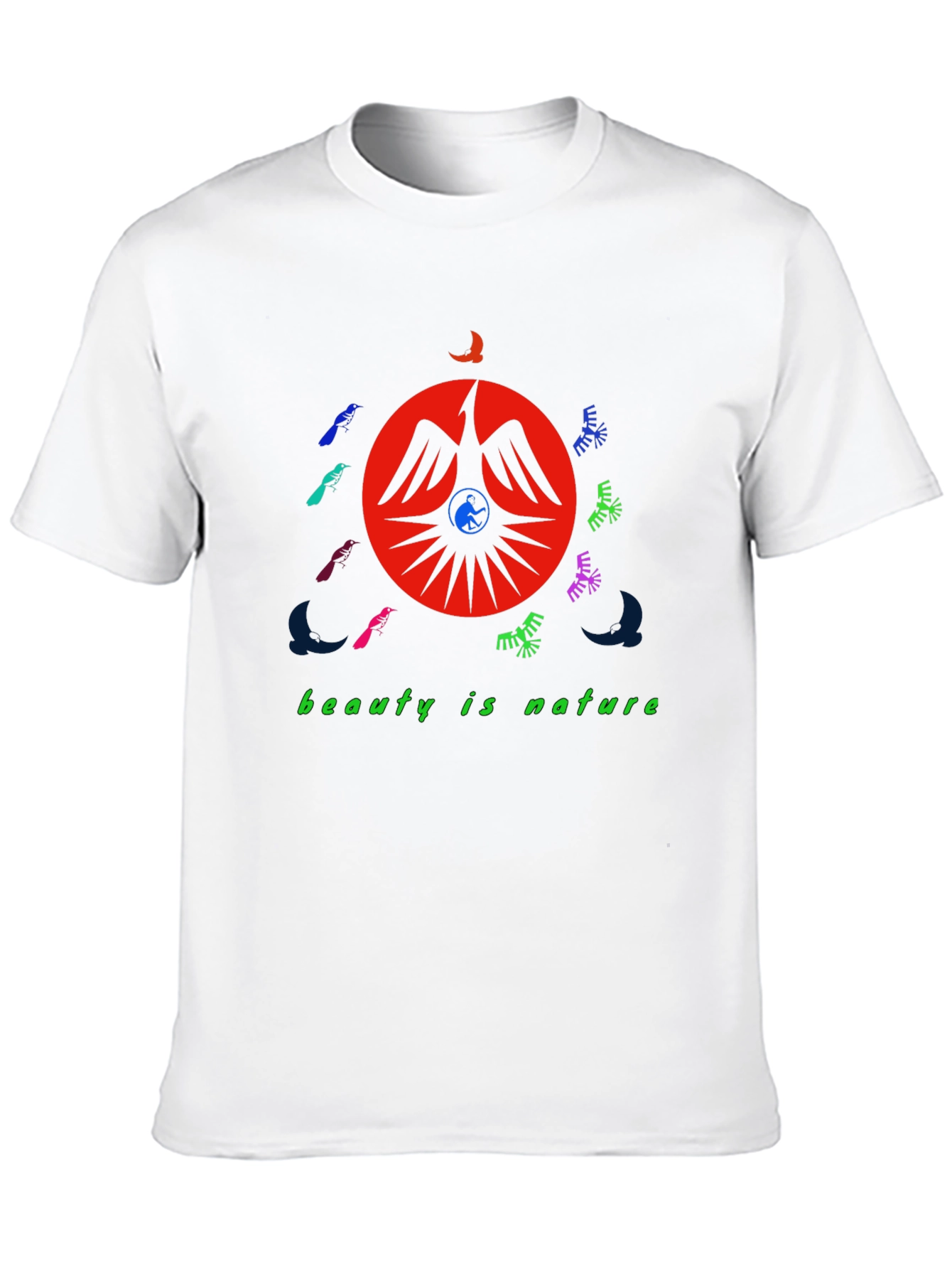Nature Inspired Graphic Tee - Beauty Is Nature