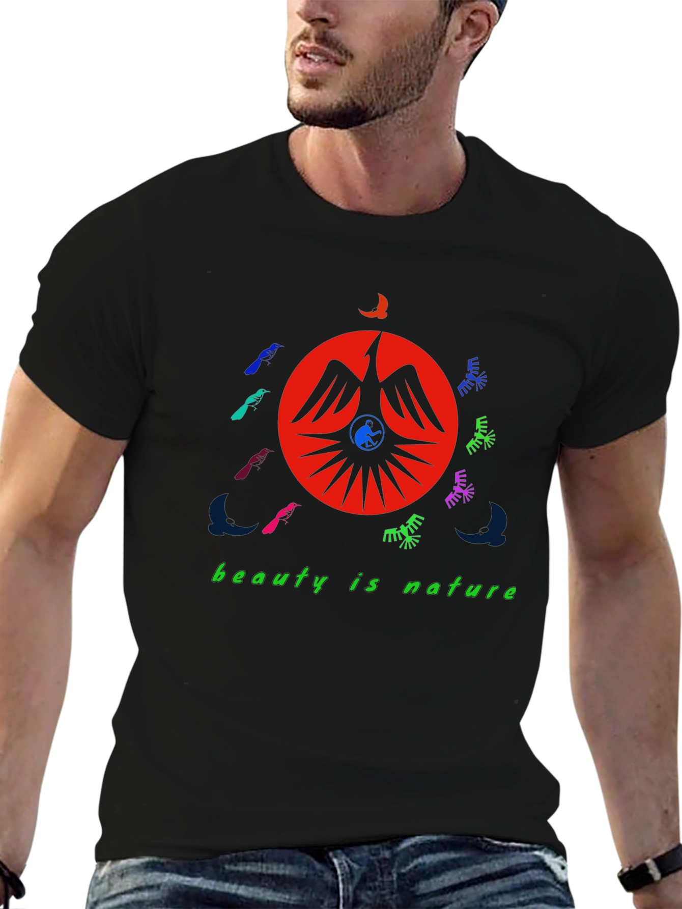 Nature Inspired Graphic Tee - Beauty Is Nature