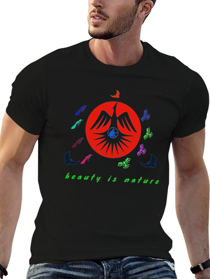Nature Inspired Graphic Tee - Beauty Is Nature