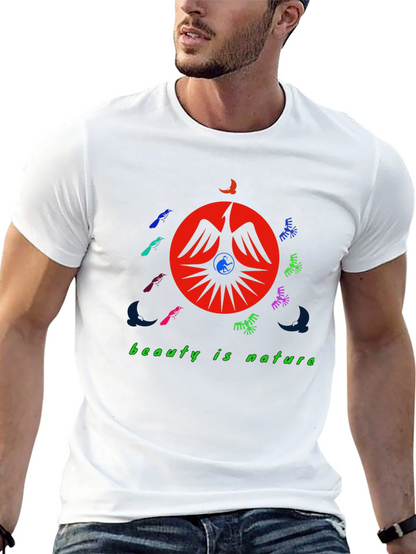 Nature Inspired Graphic Tee - Beauty Is Nature