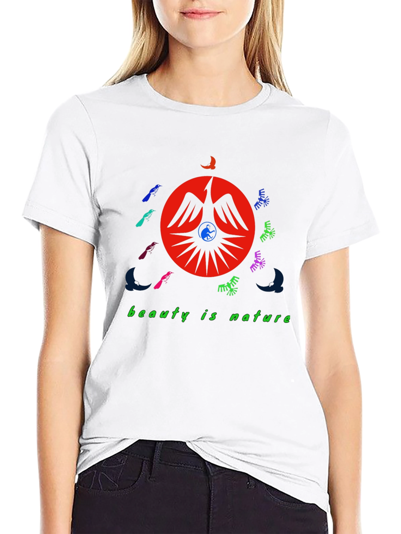 Nature Inspired Graphic Tee - Beauty Is Nature