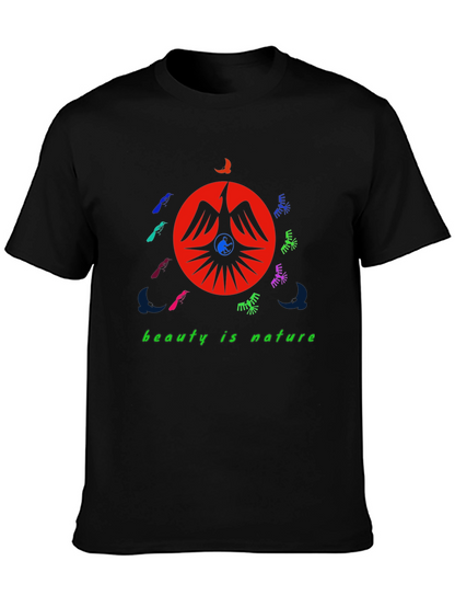 Nature Inspired Graphic Tee - Beauty Is Nature