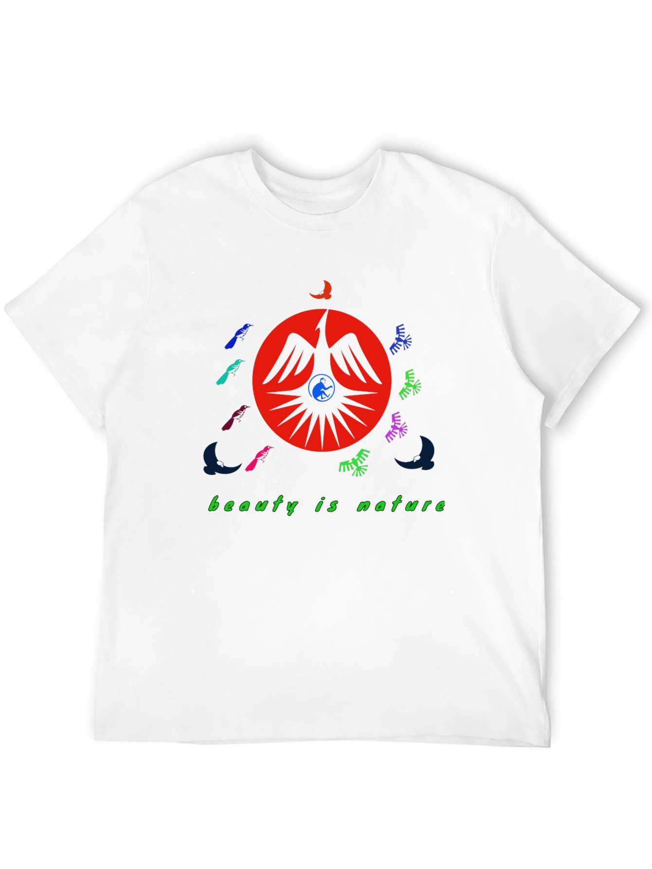 Nature Inspired Graphic Tee - Beauty Is Nature