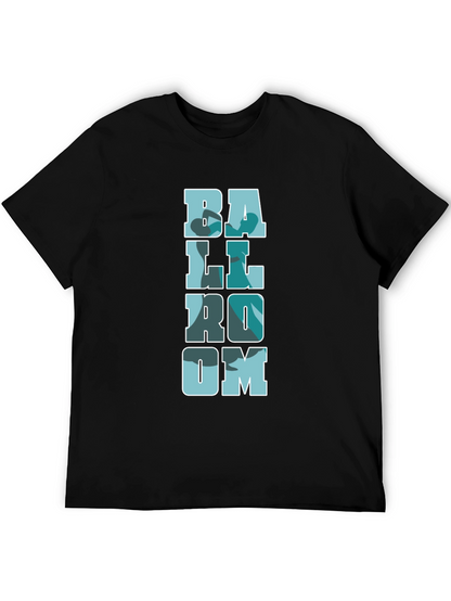 Ballroom Camo Print Black T-Shirt