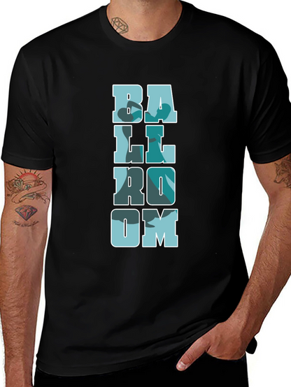 Ballroom Camo Print Black T-Shirt