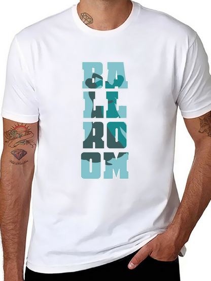 Ballroom Camo Print Black T-Shirt