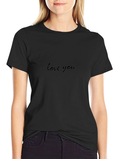 Love You Black T-Shirt